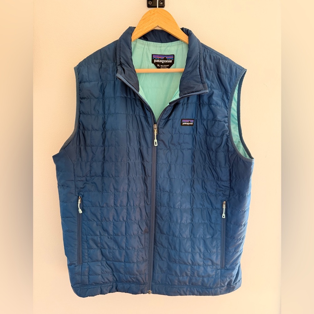 Patagonia Blue Nano Puff Insulated Vest size XL